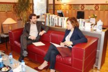 Reunión entre la ministra de Sanidad, Dolors Montserrat y el consejero catalán de Salud, Antoni Comín