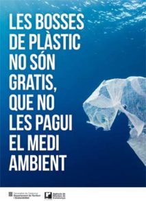 Campaña informativa sobre la prohibición de gratuidad de bolsas de plástico